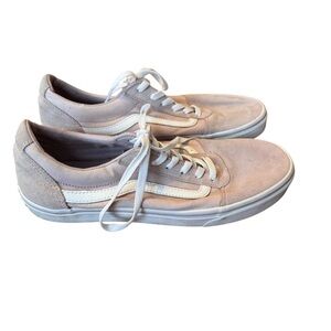 Blush Pink Suede Vans Size 11